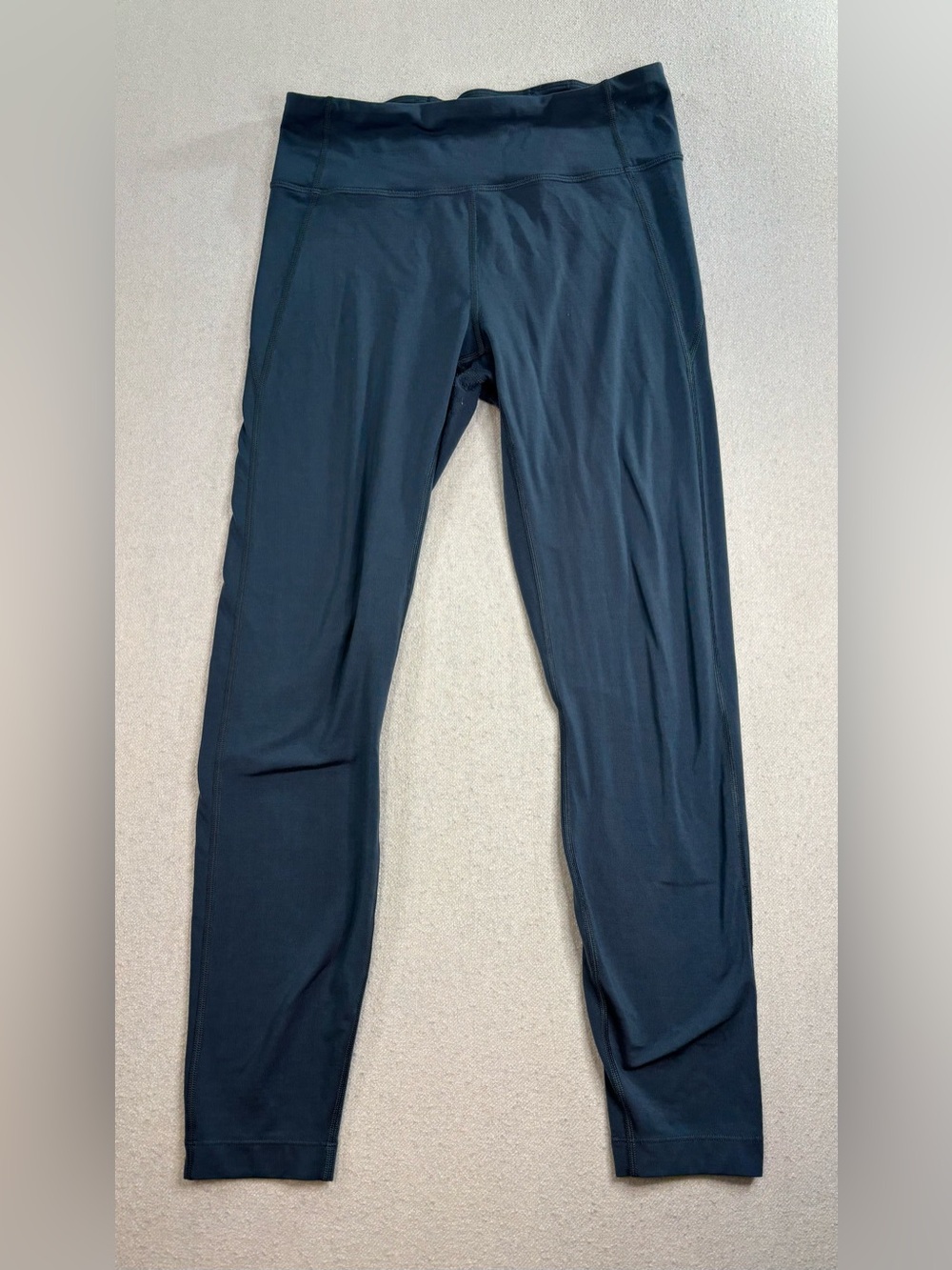 Allbirds Women’s Merino Wool Blend High Rise Blue Gray Leggings Size Medium M - Picture 3 of 8
